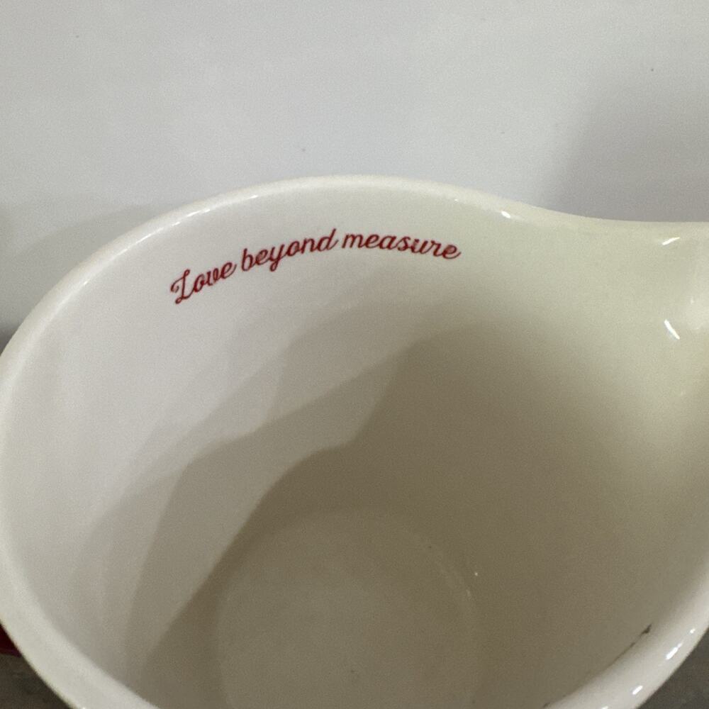 Pioneer Woman Floral 4 Cup 1 Quart Stoneware Love Beyond Measuring Cup Pitcher - Picture 4 of 11